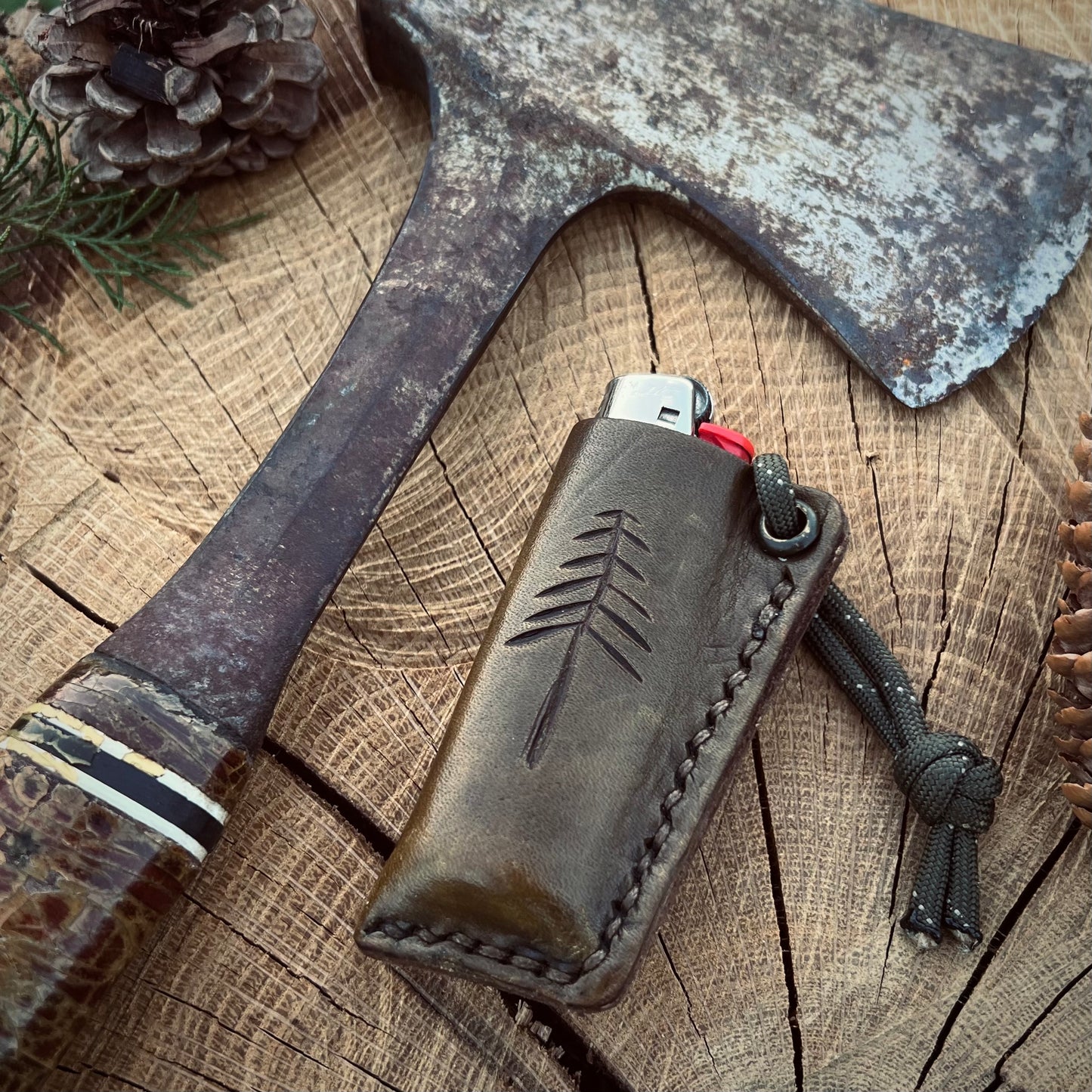 Leather Lighter Sleeve